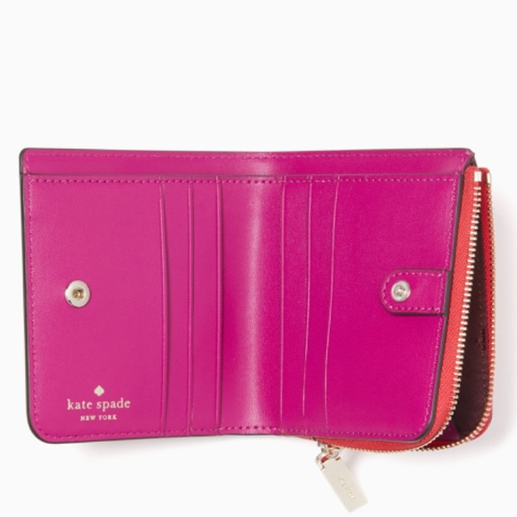 Authentic Kate Spade leather lucky zip wallet/ID - Picture 4 of 13